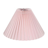 Maxbell 25cm Pleated Lampshade Cloth Replacement for Dining Room Cafe Ornaments White