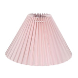 Maxbell 25cm Pleated Lampshade Cloth Replacement for Dining Room Cafe Ornaments White