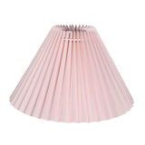 Maxbell 25cm Pleated Lampshade Cloth Replacement for Dining Room Cafe Ornaments White