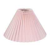 Maxbell 25cm Pleated Lampshade Cloth Replacement for Dining Room Cafe Ornaments White