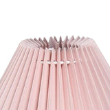 Maxbell 25cm Pleated Lampshade Cloth Replacement for Dining Room Cafe Ornaments White