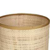 Maxbell Classic Rattan Lamp Shade Pendant Light Cover for Home Living Room Bedroom Style A
