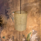 Maxbell Classic Rattan Lamp Shade Pendant Light Cover for Home Living Room Bedroom Style B
