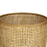 Maxbell Classic Rattan Lamp Shade Pendant Light Cover for Home Living Room Bedroom Style B
