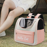 Maxbell Cute Travel Large Ventilate Animal Cage Rabbit Walking Camping Small Pet Pink