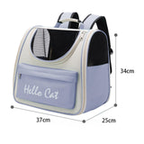 Maxbell Cute Travel Large Ventilate Animal Cage Rabbit Walking Camping Small Pet Blue