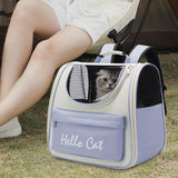 Maxbell Cute Travel Large Ventilate Animal Cage Rabbit Walking Camping Small Pet Blue