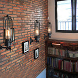 Maxbell Industrial Metal Wall Sconce E27 Base Wall Light Fixture for Porch Hallway
