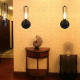 Maxbell Industrial Metal Wall Sconce E27 Base Wall Light Fixture for Porch Hallway
