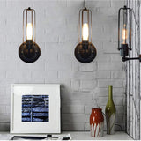 Maxbell Industrial Metal Wall Sconce E27 Base Wall Light Fixture for Porch Hallway