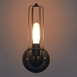 Maxbell Industrial Metal Wall Sconce E27 Base Wall Light Fixture for Porch Hallway