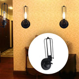 Maxbell Industrial Metal Wall Sconce E27 Base Wall Light Fixture for Porch Hallway