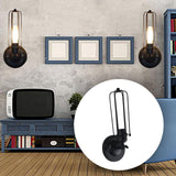 Maxbell Industrial Metal Wall Sconce E27 Base Wall Light Fixture for Porch Hallway