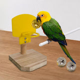 Maxbell Funny Bird Training Basketball Toys Parrot Intelligence Toy Trick Prop