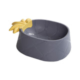 Maxbell Cat Bowl Storage Container Durable for Pets Supplies Kitty Small Medium Dogs Gray