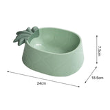 Maxbell Cat Bowl Storage Container Durable for Pets Supplies Kitty Small Medium Dogs Green