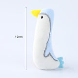 Maxbell Cat Catnip Toy Gift Kitten Interactive Plush Toy Bite Resistant Chewing Toy White Duck 12cm