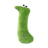 Maxbell Cat Catnip Toy Gift Kitten Interactive Plush Toy Bite Resistant Chewing Toy Green Snake 12cm