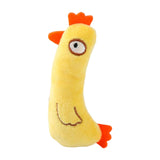 Maxbell Cat Catnip Toy Gift Kitten Interactive Plush Toy Bite Resistant Chewing Toy YellowChicken 12.5cm