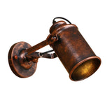 Maxbell Industrial Wall Sconce Angle Adjustable Wall Light Wall Mount for Cafe Rust Color