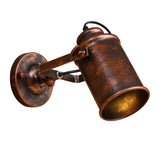 Maxbell Industrial Wall Sconce Angle Adjustable Wall Light Wall Mount for Cafe Rust Color