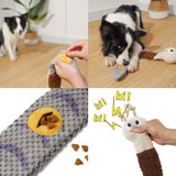 Maxbell Dog Puzzle Toy Increase IQ Feeding Sniff Playing Enrichment Dog Squeaky Toy