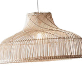 Maxbell Bohemian Pendant Lamp Shade Rattan Woven Lampshade for Restaurant Decor