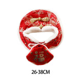 Maxbell Cat Cape Clothes for Chinese New Year Spring Festival Pet Supplies