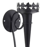 Maxbell 2Pcs Medieval Wall Candle Sconce Torch Design for Bedroom Dining Room Patio