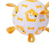 Maxbell Dog Soccer Ball Interactive Toys Catch Tabs Pet Supplies for Outdoor Indoor S