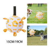 Maxbell Dog Soccer Ball Interactive Toys Catch Tabs Pet Supplies for Outdoor Indoor S