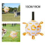 Maxbell Dog Soccer Ball Interactive Toys Catch Tabs Pet Supplies for Outdoor Indoor S