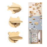 Maxbell Cat Shelf Platform Durable Cat Shelves for Indoor Cats Playing Pets Toy Fish