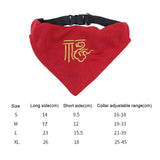 Maxbell Dog Bandana Collar Pets Costume Small Medium Large Dogs Strong D Hook Puppy M Fu