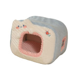 Maxbell Cute Cat House Bed nest Warm Winter Cushion Cave Bed Puppy Washable Style A