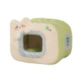 Maxbell Cute Cat House Bed nest Warm Winter Cushion Cave Bed Puppy Washable Style D