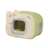 Maxbell Cute Cat House Bed nest Warm Winter Cushion Cave Bed Puppy Washable Style D