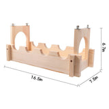 Maxbell Animal Bridge Platform Chinchilla Suspension Bridge Rat for Hamsters Parrots