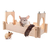 Maxbell Animal Bridge Platform Chinchilla Suspension Bridge Rat for Hamsters Parrots