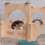 Maxbell Animal Bridge Platform Chinchilla Suspension Bridge Rat for Hamsters Parrots
