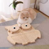 Maxbell Cat Scratcher Durable Practical Cat Scratching Board for Kitty Training Owl