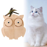 Maxbell Cat Scratcher Durable Practical Cat Scratching Board for Kitty Training Owl