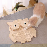 Maxbell Cat Scratcher Durable Practical Cat Scratching Board for Kitty Training Owl