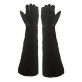 Maxbell Animal Handling Gloves Anti Bite Protective Gloves for Dogs Black