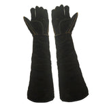Maxbell Animal Handling Gloves Anti Bite Protective Gloves for Dogs Black