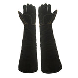 Maxbell Animal Handling Gloves Anti Bite Protective Gloves for Dogs Black