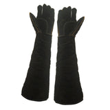 Maxbell Animal Handling Gloves Anti Bite Protective Gloves for Dogs Black