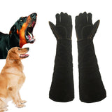 Maxbell Animal Handling Gloves Anti Bite Protective Gloves for Dogs Black