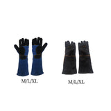 Maxbell Animal Handling Gloves Pet Supplies for Zoo Worker Dogs Green and M