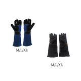 Maxbell Animal Handling Gloves Pet Supplies for Zoo Worker Dogs Green and M